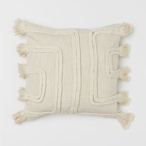 Braided tassel pillow cover 20x20